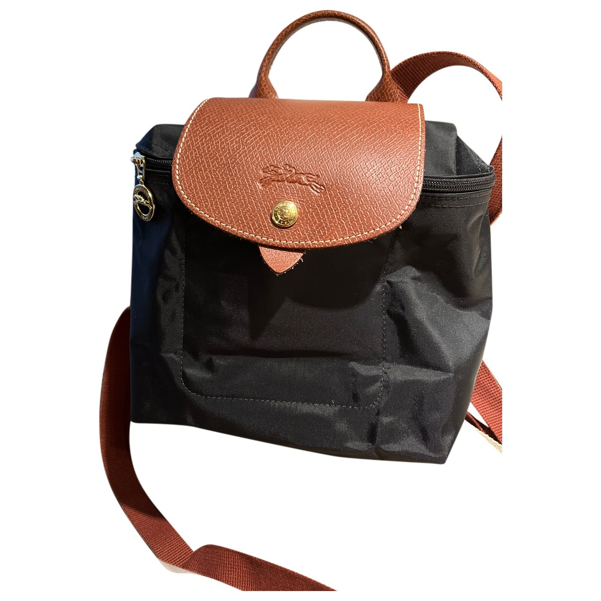 longchamp backpack used